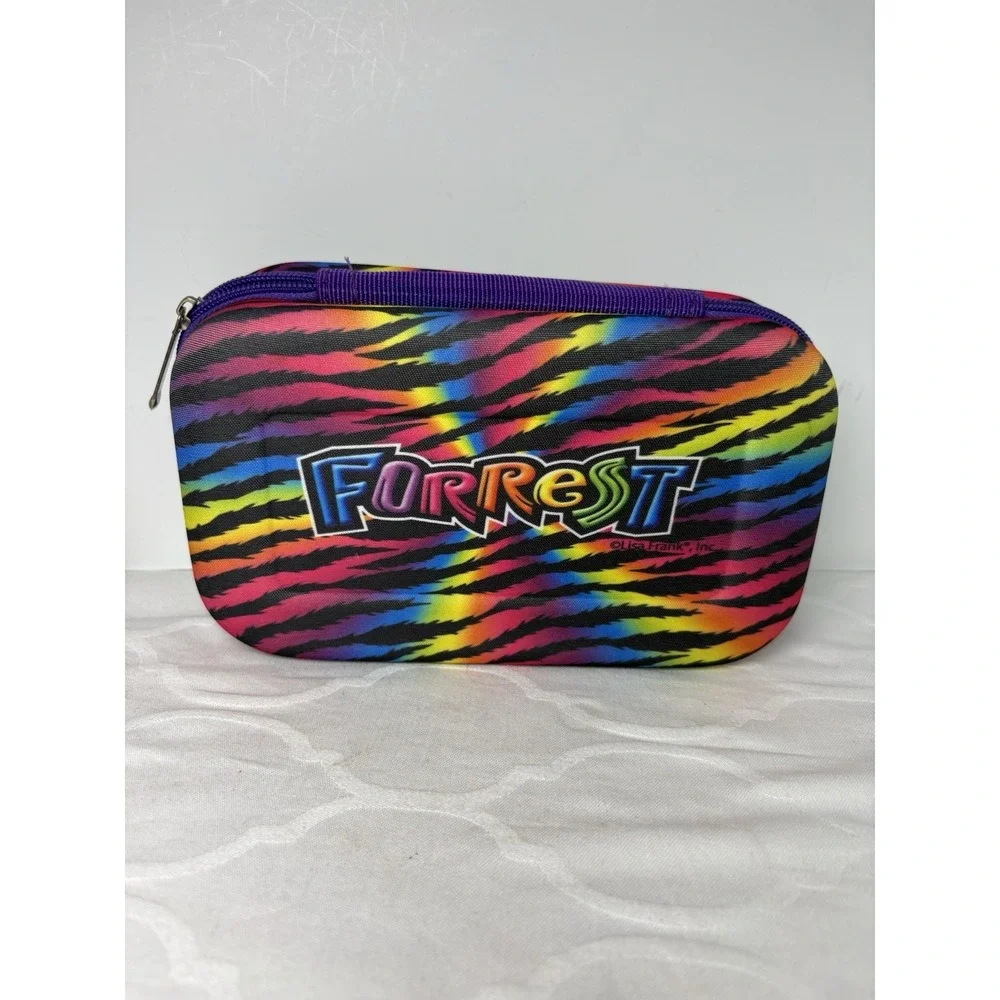 Lisa Frank Forrest Tigers Molded Pencil Pouch Makeup Travel Case Box Holder 8